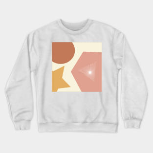 Sunrise Arch Abstract Crewneck Sweatshirt